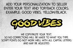Custom Text Badge – Type Your Own – Lightning Font – Custom Acrylic Emblem