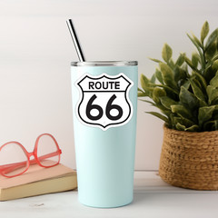 NEW- For US HIGHWAY Route 66 Vinyl Sticker – 3 x 3 INCHES