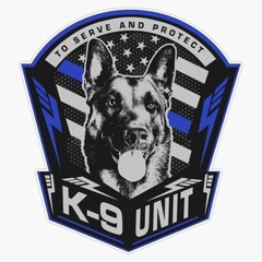 Police, K9 Unit Vinyl Die Cut Sticker