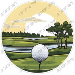 Laminated Vinyl Decal Die Cut Sticker – Golf Lovers Lot – Made in USA