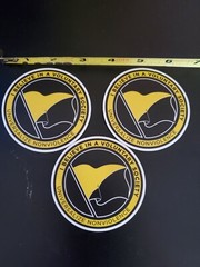 Anarcho-Capitalism Flag 3″ sticker Pro Liberty 🗽 Voluntary Society Sovereign