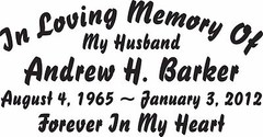In Loving Memory Of – Personalized Wide Sticker Decal – Up to 5 Lines – 3 Sizes