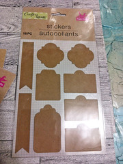 Sticker Labels 178 craft paper stickers. Labels for jars, bottles, containers.