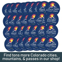 Colorado Pass Sticker Pack – Set of 35+ Decals