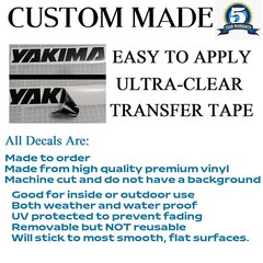 Custom Text Vinyl Lettering Sticker Decal Personalized -ANY TEXT – ANY NAME – [2