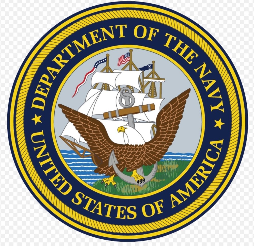 STICKER US Navy vinyl laminated glossy trump new patriotic USA go navy