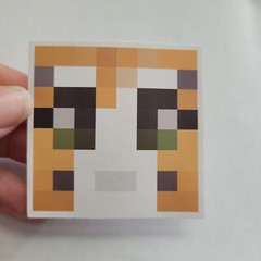 10 stickers! Minecraft Vinyl Stickers – see all pictures!