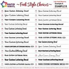 Custom Vinyl Lettering Outdoor Decal Car Truck Boat RV Door Window Glass Sticky