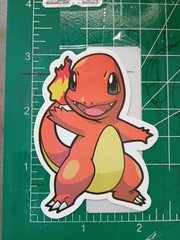 POKEMON STICKER X CHARMANDE3X3 INCHES STICKER X VYNIL DIE CUT STICKER HIGH GLOSS