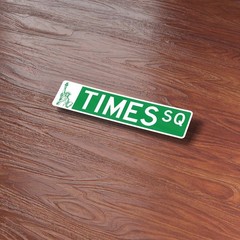 Times Square New York City Street Sign Sticker – NYC Decal for Laptop