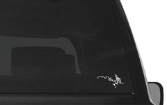 lake of the Ozarks outline Vinyl Decal Window Laptop Missouri lake Sticker