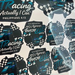 Custom Printed Vinyl Sticker – Send Your Image – Waterproof – sizes Available