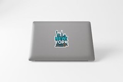 New York Sticker Decal Vinyl Die-Cut City Skyline Landmark Design