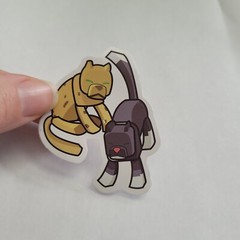 10 stickers! Minecraft Vinyl Stickers – see all pictures!