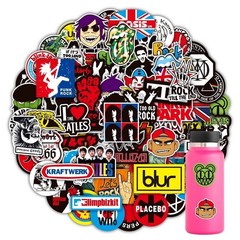 100PCS Rock Band Stickers Lot Punk Music Heavy Metal Bands Sticker Decal-USA