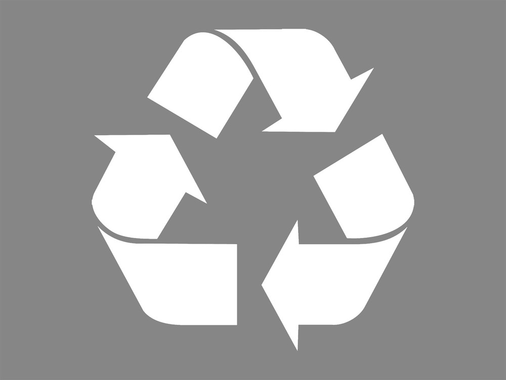 RECYCLING Bin Sticker Vinyl Decal Outdoor Waterproof Label Waste Basket Trash