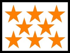 Polka Dot Stars Vinyl Decals Waterproof Outdoor Multiple Colors and Sizes