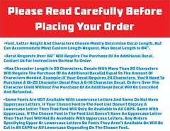 Custom Text Vinyl Lettering Halloween Style Fonts Transfer Sticker Vinyl Decals