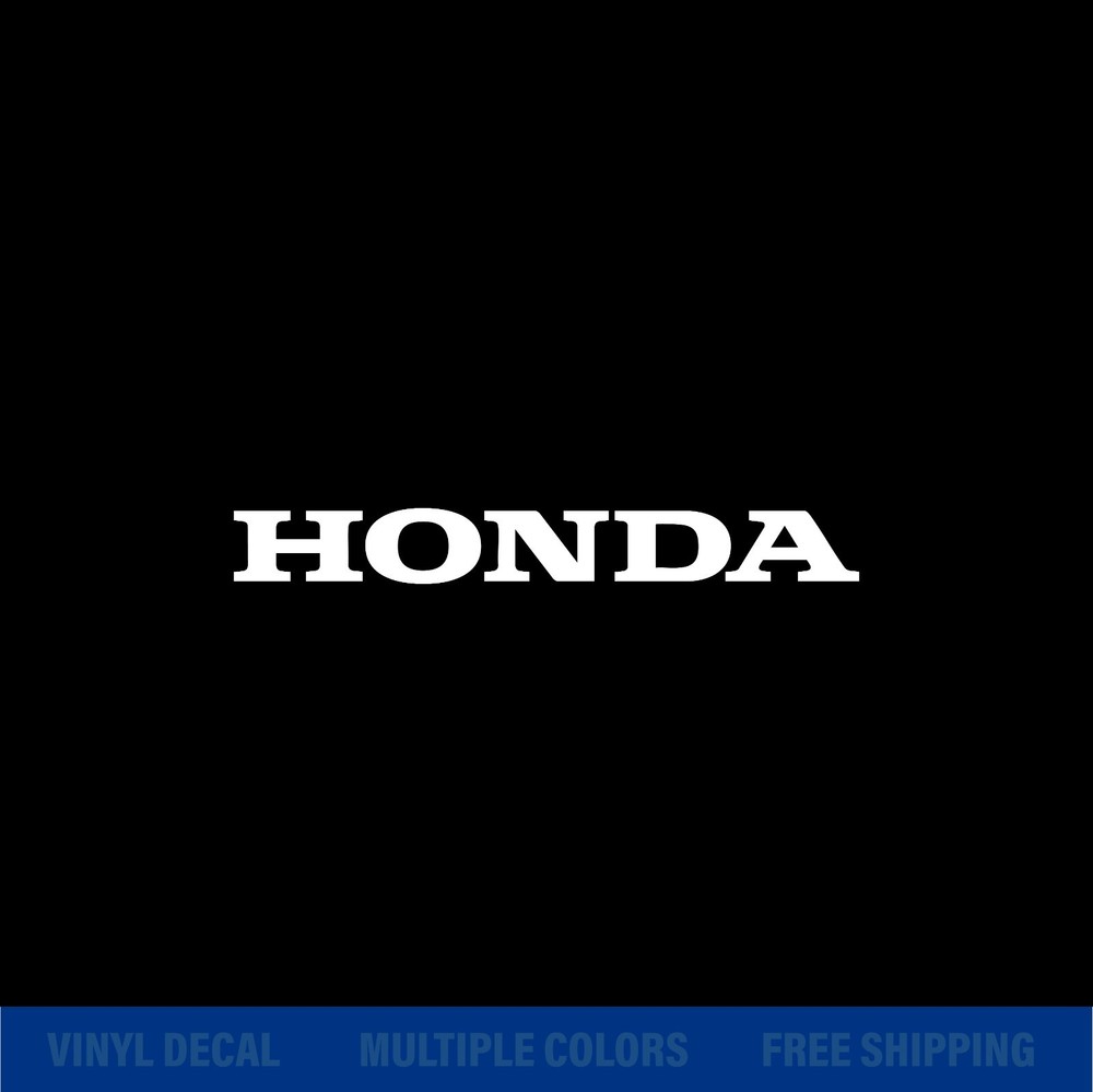 Honda Logo Decal – Vinyl Sticker for Motorcycle, Bike, Car, or Truck Window