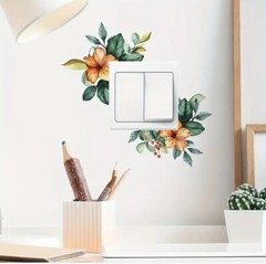 Flower Light Switch Decal/ Perfect For Any Room