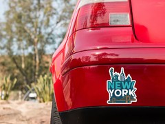 New York Sticker Decal Vinyl Die-Cut City Skyline Landmark Design