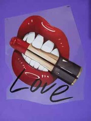Lips Easy Iron on Sublimation Stickers Rainbow Skull Love Lips T-shirts (3 Pack)