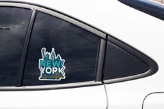 New York Sticker Decal Vinyl Die-Cut City Skyline Landmark Design
