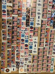 Patriotic Sticker Lot – Charity Organizations – SMALL Size – Large Quantity
