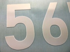 1-10 20+10 Outdoor Vinyl Decal Numbers for Mailbox, Door, Wall, Address, Locker