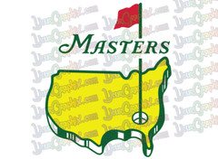 Masters Golf Logo – Vinyl Decal stickers – Made in USA