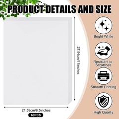 Washi Paper Sticker White Printable Multipurpose Copy Paper Inkjet Printer Co…