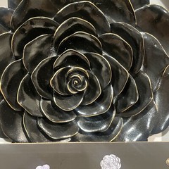 Wall 3rd Flower Decoration For any Room. Very Pretty. Brand New!