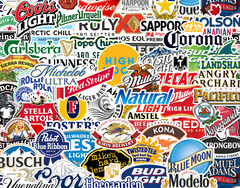 25/50 Beer Logo Sticker Pack – Matte Vinyl – Cider Seltzer Brewery Craft Alcohol