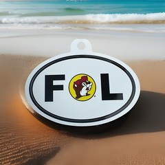 NEW Buc-ee’s Beaver Logo Florida 4″ Oval Decal Sticker •Free Shipping