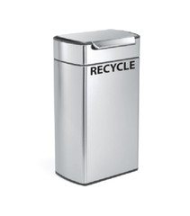 RECYCLE and TRASH Bin Die Cut Stickers Label Recycle Can Decals 4 for 1