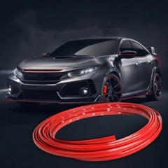 3/5M Car Moulding Trim Strip Self-adhesive PVC Body Door Bumper Anti-scratch DIY