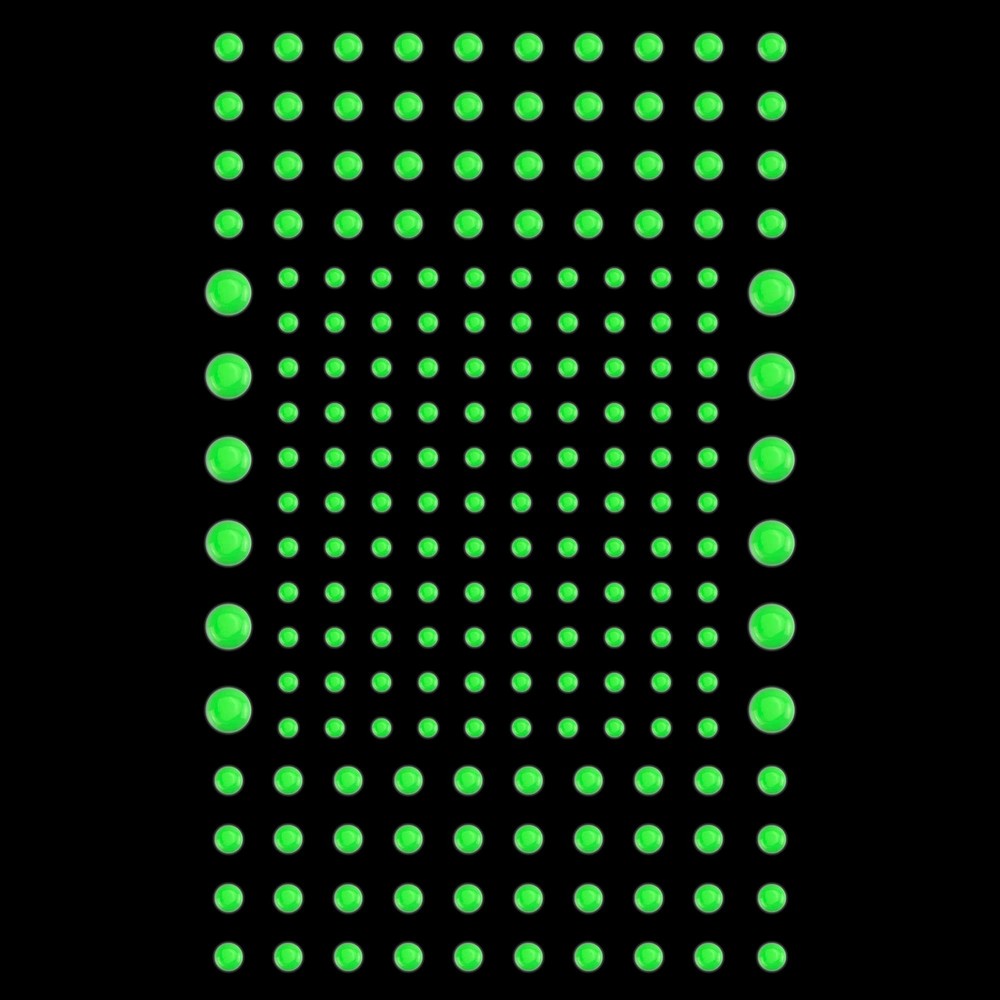 202 Pcs Domed Glow in The Dark Dots Stickers Luminous Wall Ceiling Stickers D…