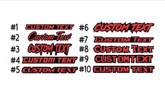 Personalized TEXT NAME LOGO Custom Car License Plate Frame 3D Laser Multicolor