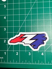 North Carolina Stealie – Grateful Dead – Laminated Vinyl Sticker 1.5″x3″