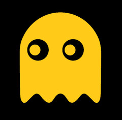 PAC MAN GHOST, SET OF FIVE, DOTS INCLUDED Decal Sticker for Car, Laptop