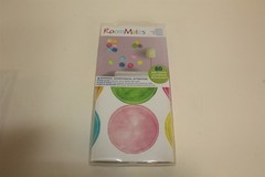 RoomMates 60 Self Adhesive Watercolor Dots Peel and Stick Wall Decals