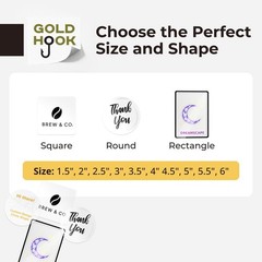 Transparent (clear) Custom stickers – Your Logo, Text, Name, 1-5 inch, Qty 100