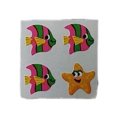 Small Fish And Starfish Sticker