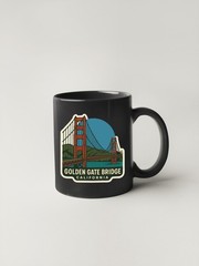 Golden Gate Bridge California Sticker Decal Vinyl Die-Cut Symbolic Landmark