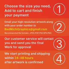 Custom Printed Stickers – Your Text or Image – Glossy/Matte – Multiple Sizes