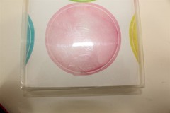 RoomMates 60 Self Adhesive Watercolor Dots Peel and Stick Wall Decals