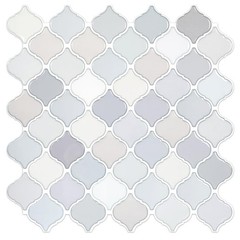 Azulejos Adhesivos Arabescos Gruesos Tonos Claros Para Pared De Lujo Pro