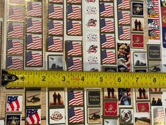 Patriotic Sticker Lot – Charity Organizations – SMALL Size – Large Quantity