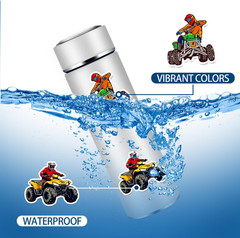 50PCS Four Wheeler ATV Quad Bike Stickers Dirt Bike Decals Party Favors Birthday