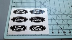 Small Ford Logo 6 Small Vinyl Decals Sticker decal 2″ 3″ Ford Symbol Stickers